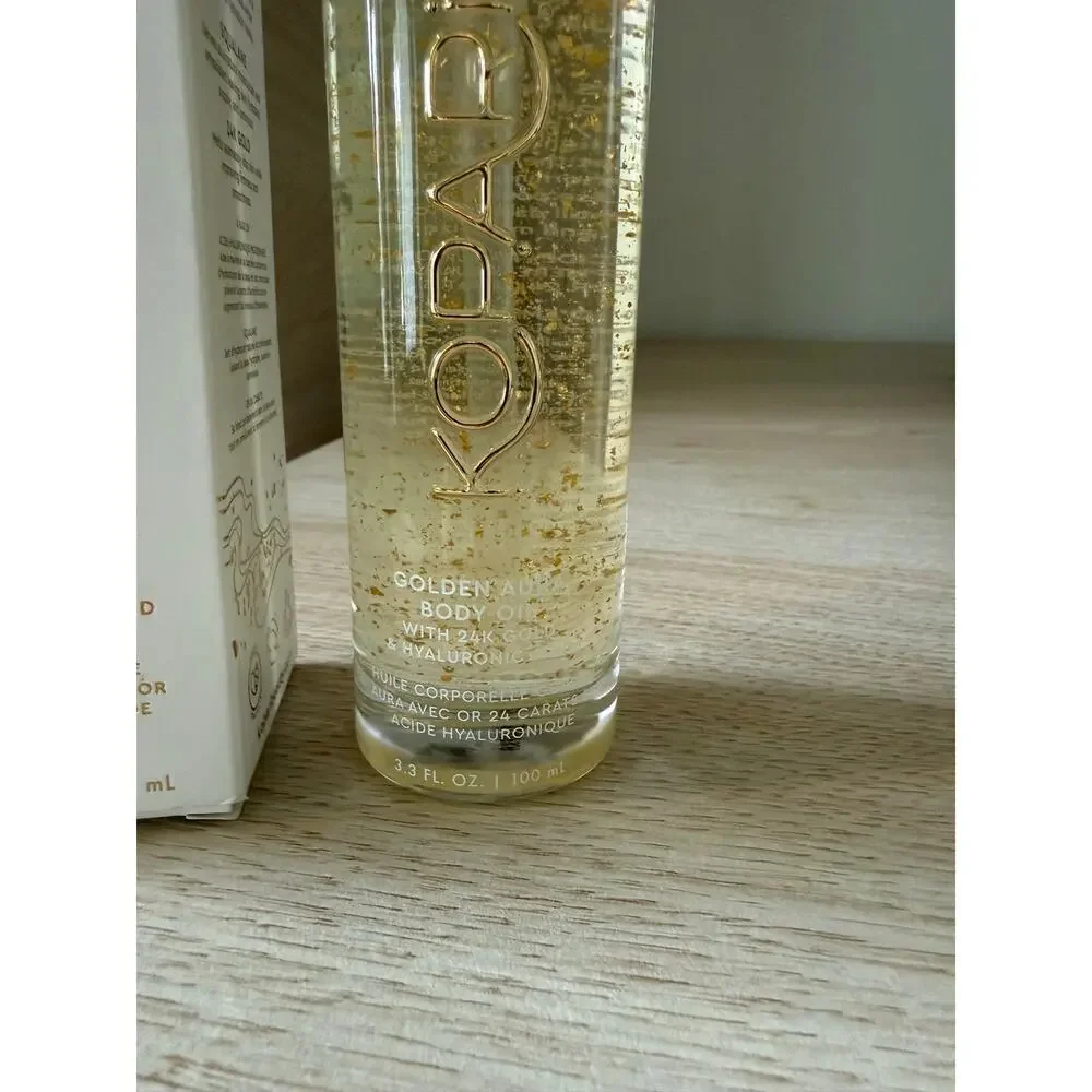 $42 Kopari Golden Aura Body Oil 24K Gold Hyaluronic Acid 3.3 oz
